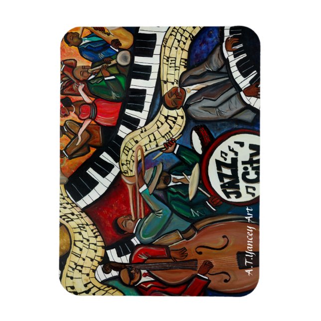 Ímã Jazz City Premium Flexi Magnet (Vertical)