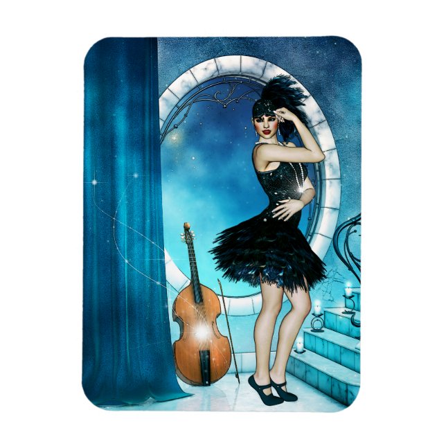 Ímã Jazz Dancer (Vertical)