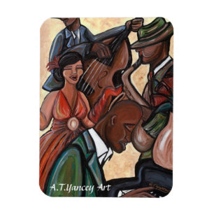 Ímã Jazz Quartet Premium Flexi Magnet