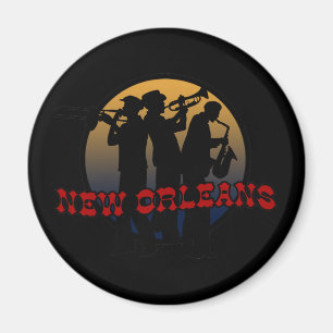 Imã Jazz retro de Nova Orleães
