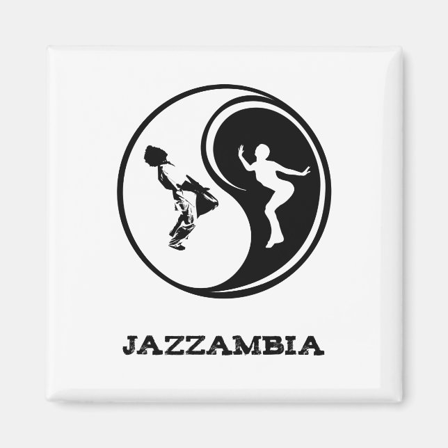 Imã Jazzambia Yin Yang (Frente)