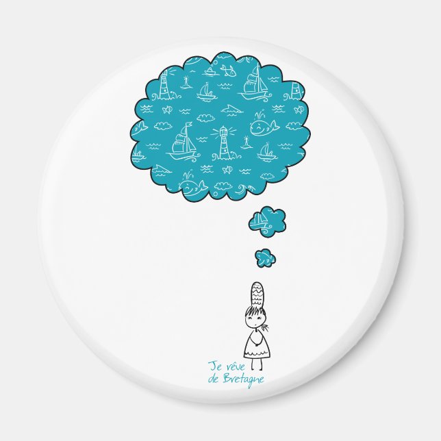 Imã Je reve de Bretagne (Frente)