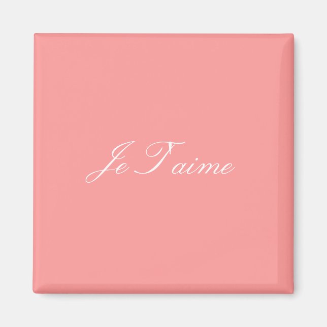 Imã Je T'aime magnet (Frente)