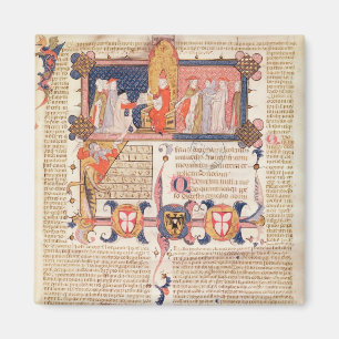 Imã Jean Andre apresenta seu trabalho ao Papa Clement 