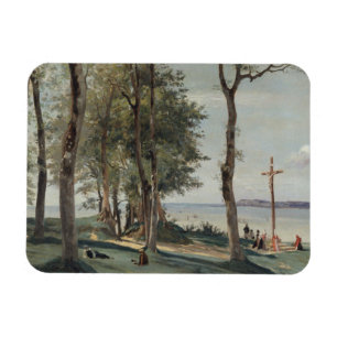 Ímã Jean-Baptiste-Camille Corot - Honfleur: Calvário