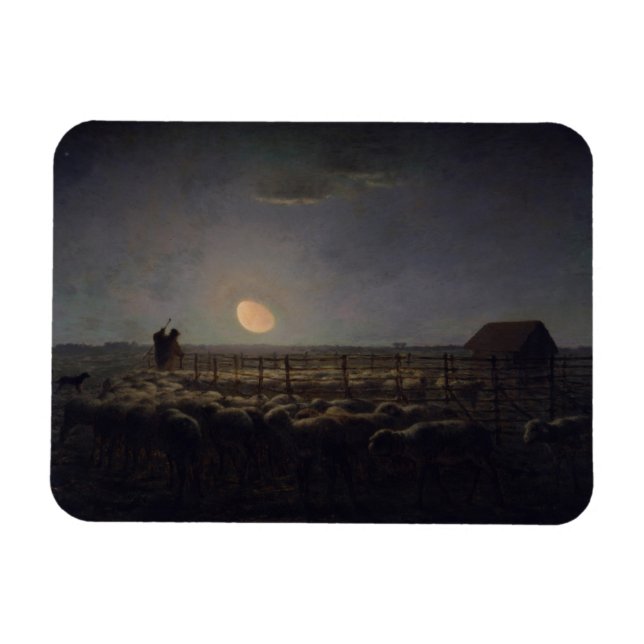 Ímã Jean-Francois Millet - Orelha, Lua 1860 (Horizontal)