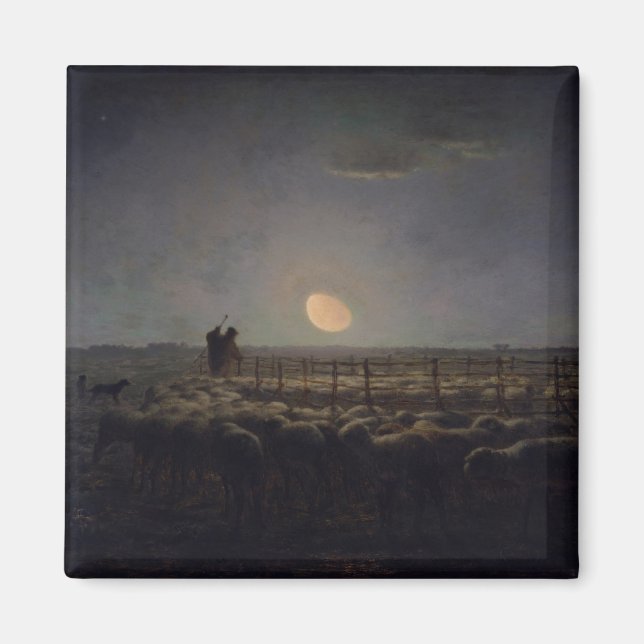 Imã Jean-Francois Millet - Orelha, Lua 1860 (Frente)