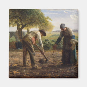 Imã Jean-Francois Millet - Potato Planters