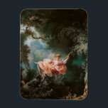 Ímã Jean-Honoré Fragonard's The Swing<br><div class="desc">The Swing,  também conhecido como The Happy Acidents of the Swing,  cerca de 1767. Jean-Honoré Fragonard (5 de abril de 1732 - 22 de agosto de 1806) era um pintor e imprimor francês cujo falecido modo Rococo se distinguia por facilidades,  exuberância e hedonismo notáveis.</div>