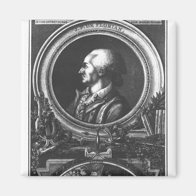 Imã Jean-Pierre Claris de Florian (Frente)