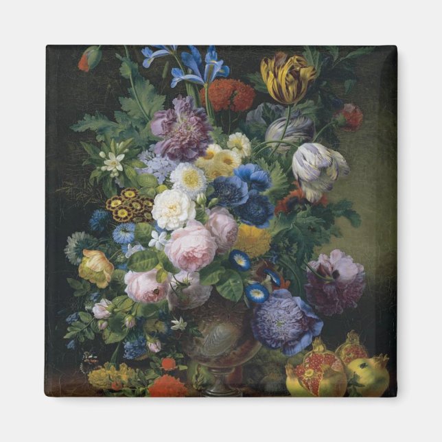 Imã Jean-Pierre-Xavier Bidauld Ainda Vive Com Tulipas (Frente)