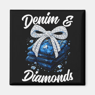 Imã Jeans e diamantes inclinam a moda ocidental glamor