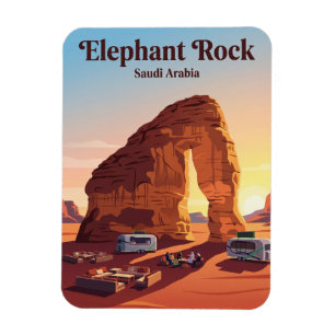 Ímã Jebel Al-Fil (Roca do Elefante) Arábia Saudita