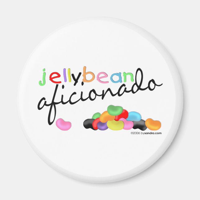 Imã Jelly Bean Aficionado (Frente)