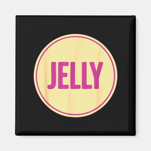Imã Jelly Shirt Adult Men Women Kids Peanut Butter Cos (Frente)
