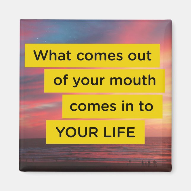 Imã Jen Sincero Badass Motivational Quote Magnet (Frente)