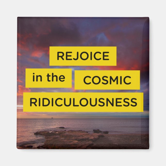 Imã Jen Sincero Badass Motivational Quote Magnet (Frente)