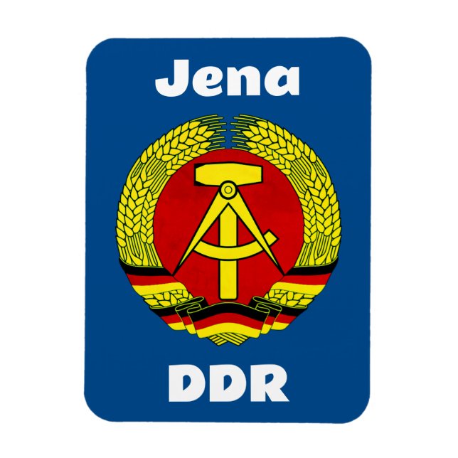 Ímã Jena, DDR, Jena, Alemanha (GDR Ossi da Alemanha Or (Vertical)