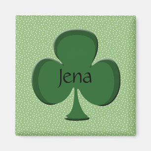 Imã Jena Shamrock Name Magnet