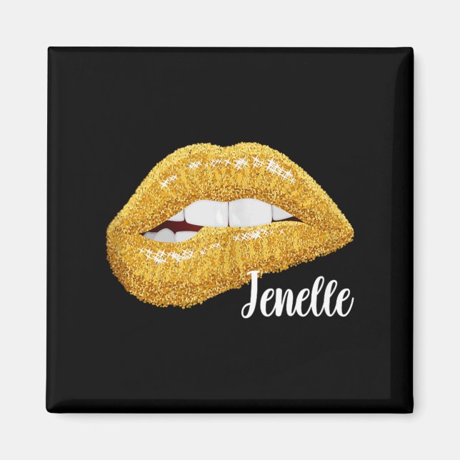 Imã Jenelle - Presente com Primeiro Nome Sem Mangas (Frente)