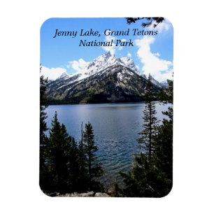 Ímã Jenny Lake Grand Tetons Fotografia Flexível