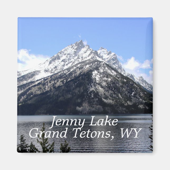 Imã Jenny Lake, Grand Tetons National Park Magnet (Frente)