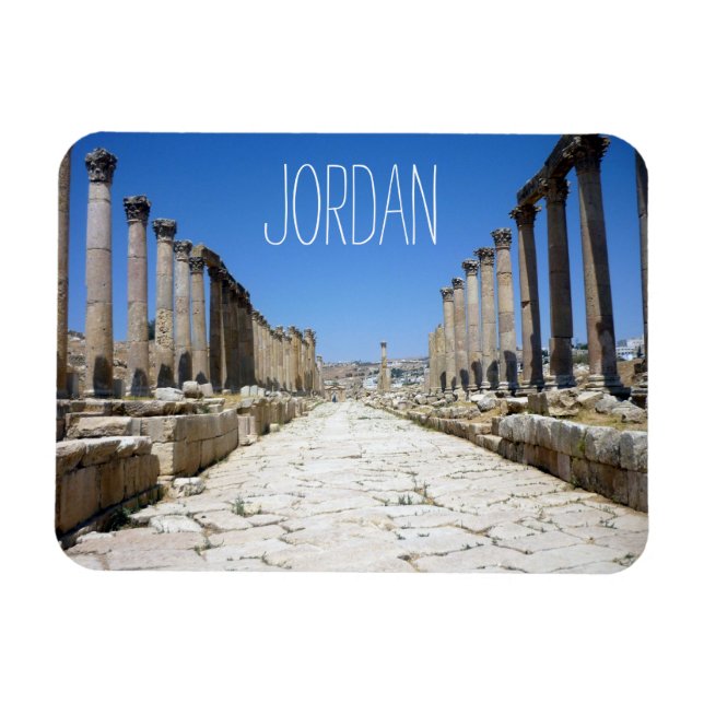 Ímã jerash Street jordan (Horizontal)
