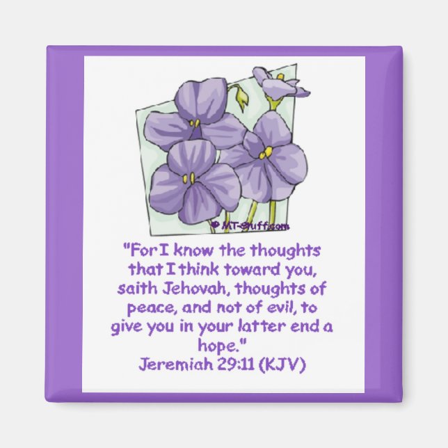 Imã Jeremiah 29:11 (Frente)