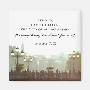 Imã Jeremiah 32:27 É duro demais para mim?