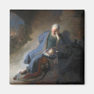 Imã Jeremiah Destruction Jerusalem Bíblia Rembrandt