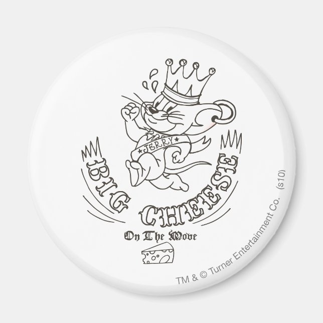 Imã Jerry Big Cheese Na Lua 1 (Frente)