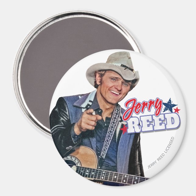 Imã Jerry Reed Magnet (Front/Back)