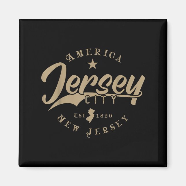 Imã Jersey City _ Nova Jersey  (Frente)