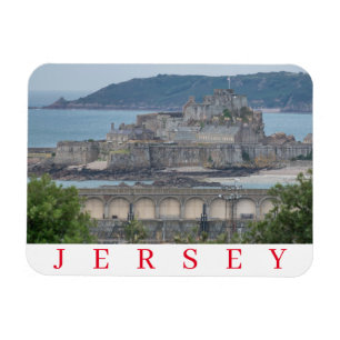 Ímã Jersey Elizabeth Castle para imã de geladeira pr