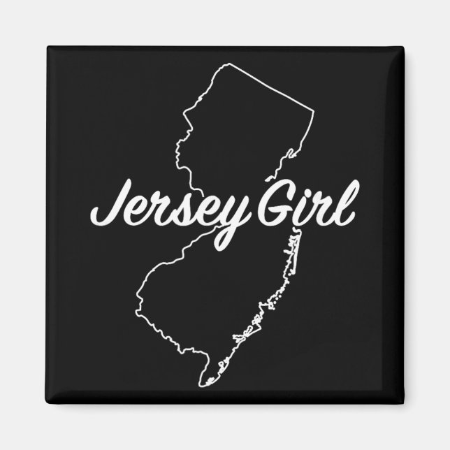 Imã Jersey Girl New Jersey  (Frente)