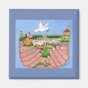 Imã Jerusalem Art Magnet