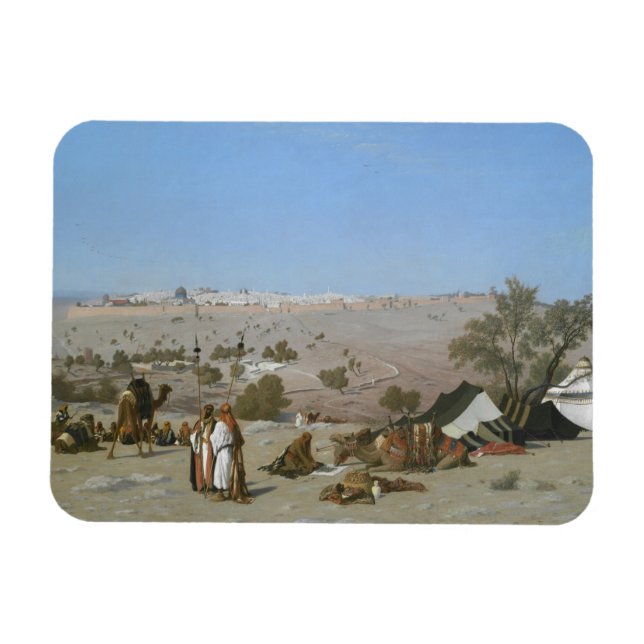 Ímã Jerusalém do Monte das Azeitonas | 1880 (Horizontal)