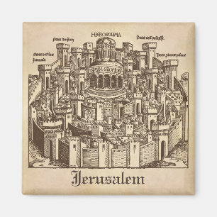 Imã Jerusalem, Woodcut medieval