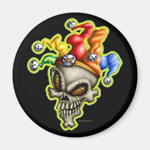 Imã Jester Skull Magnet