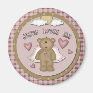 Imã Jesus ama-me ímã cristão do anjo do urso de