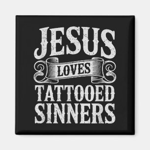 Imã Jesus Ama Pecadores Tatuados Fé Cristã Tatuada
