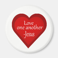 Jesus ama um outro coração com um ímã comprometido