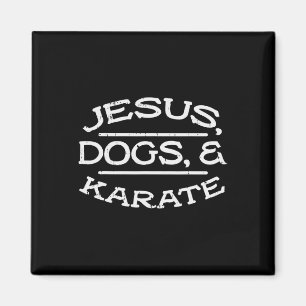 Imã Jesus Cães Karate Artes Marciais Cristãos Mulheres