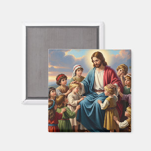 Imã Jesus Cercado por Crianças