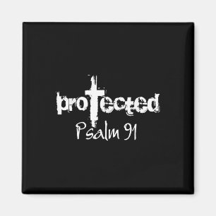 Imã Jesus Christian Design - Deus Protegeu Salm 91 Bi