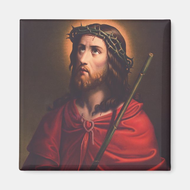 Imã Jesus com Coroa de espinhos (Frente)