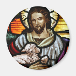 Imã Jesus como o bom retrato pastor