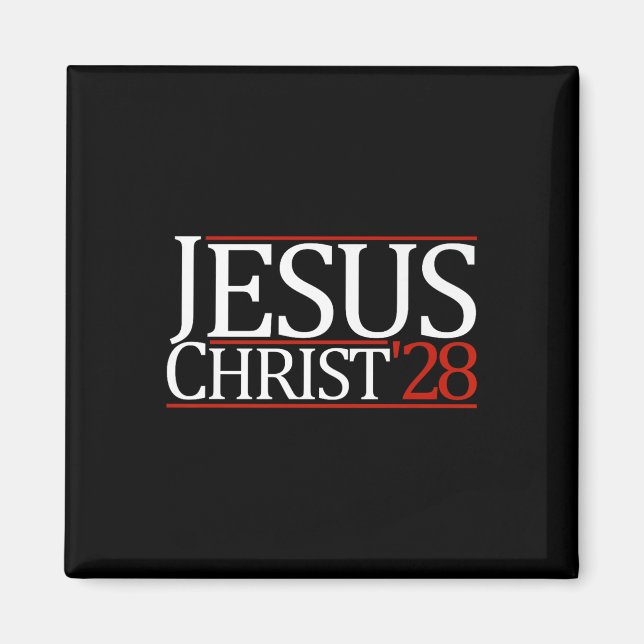 Imã Jesus Cristo 2028 Vota Jesus Premium (Frente)