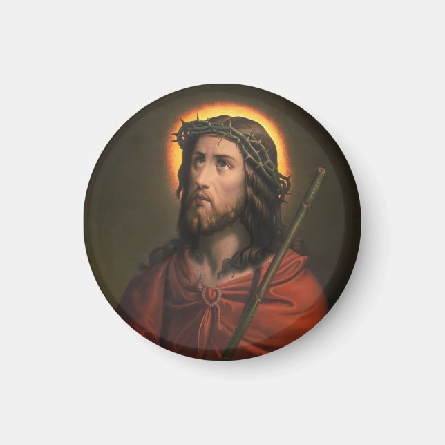 Imã Jesus Cristo com a Coroa de Cornos (Frente)