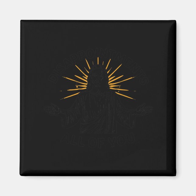 Imã Jesus Cristo Cristão Engraçado Reze - Despreza Tod (Frente)